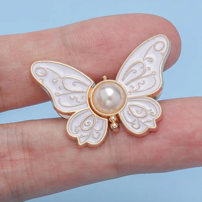 GlimmerWing – Stilvolles abnehmbares Schmetterlings-Spangen-Set