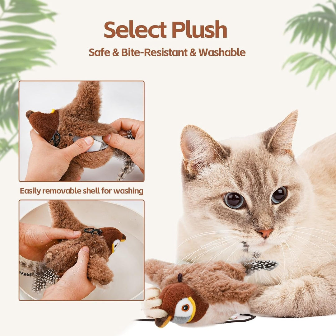 ChirpBuddy – Interaktives Vogelspielzeug für Katzen