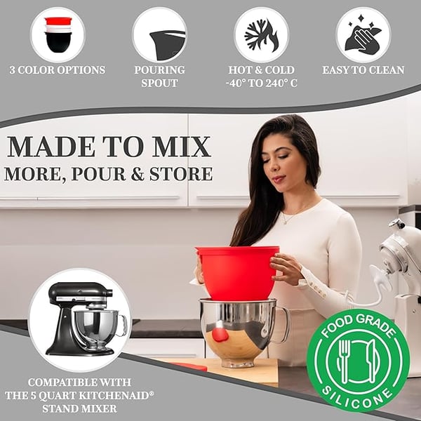 FlexiMix – Silikon-Deckelhalterung für Kippkopf-Mixer