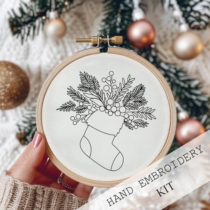 Weihnachtliches Stickset