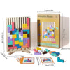 Stapelspiel aus Holz - Fördert Logik, Konzentration und Feinmotorik bei Kindern!
