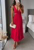 Rosalee™ - Plissiertes Kleid mit Ausschnitt