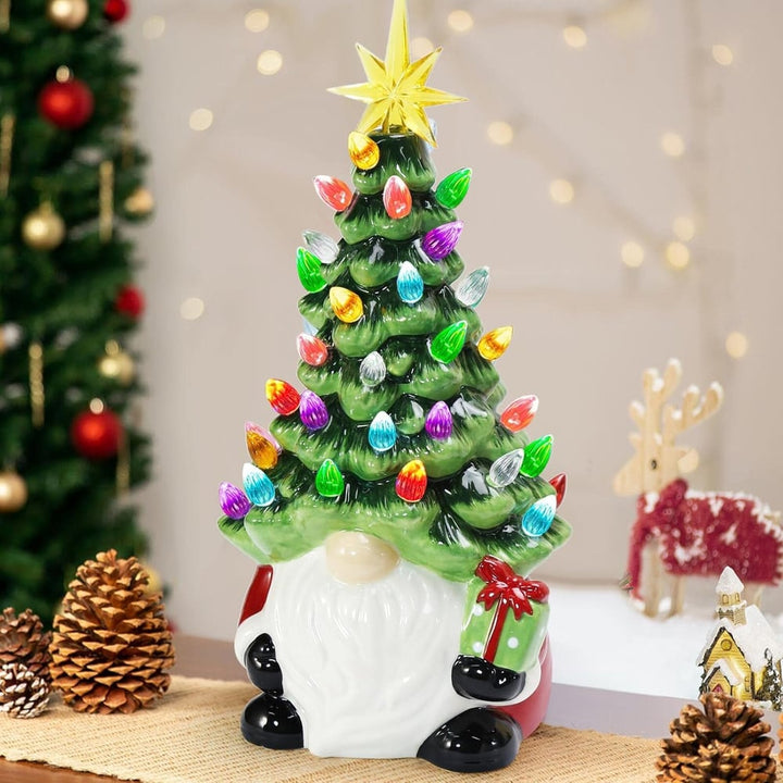 DIY Beleuchteter Weihnachtsgnom Baum — Für Tisch, Fenster &amp; Kamin