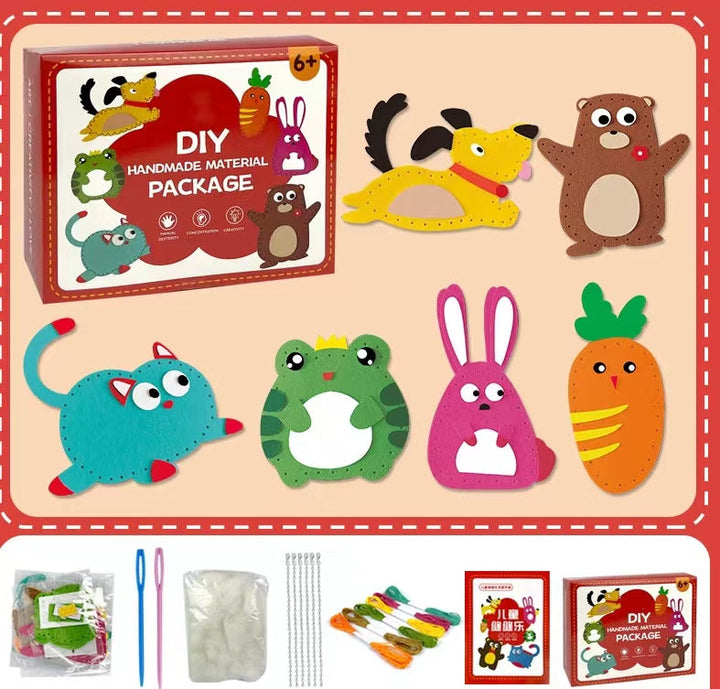 Kindergarten DIY Näh-Bastelsets für Kinder
