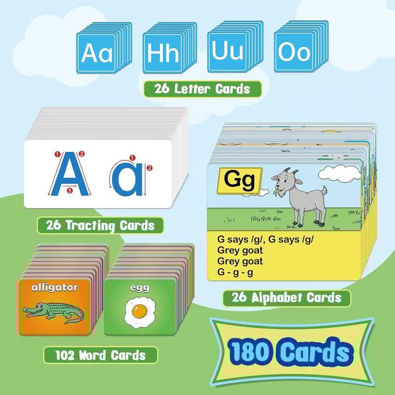 AlphaPlay™ - Interaktive Buchstabenlern-Faltschachtel