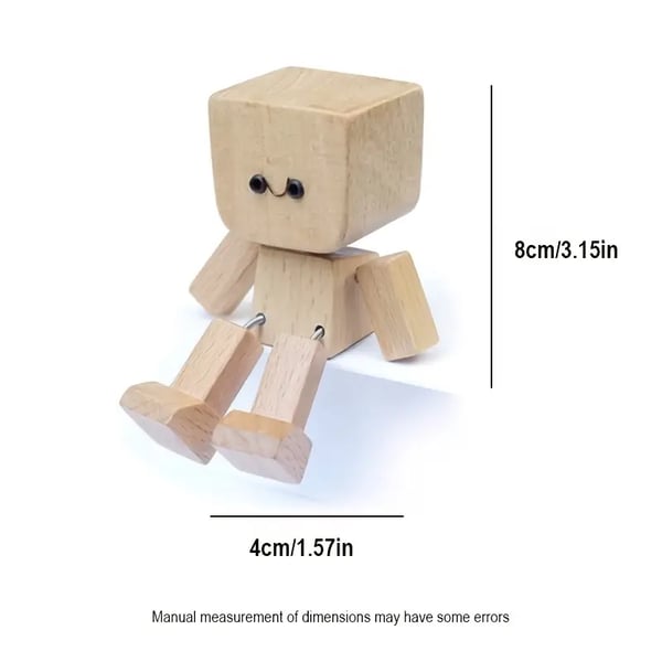 JollyTimber – Holzschaukel-Figur mit 12 magnetischen Emotionen