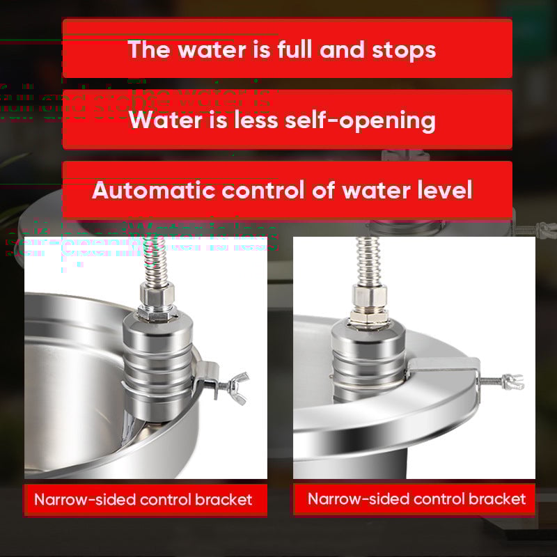 HydroLevel® – Kompaktes Edelstahl-Ventil mit Präzision – Automatische Wasserstandskontrolle