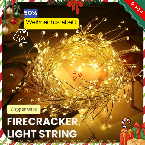 LED Weihnachts Kupfer Lichterkette