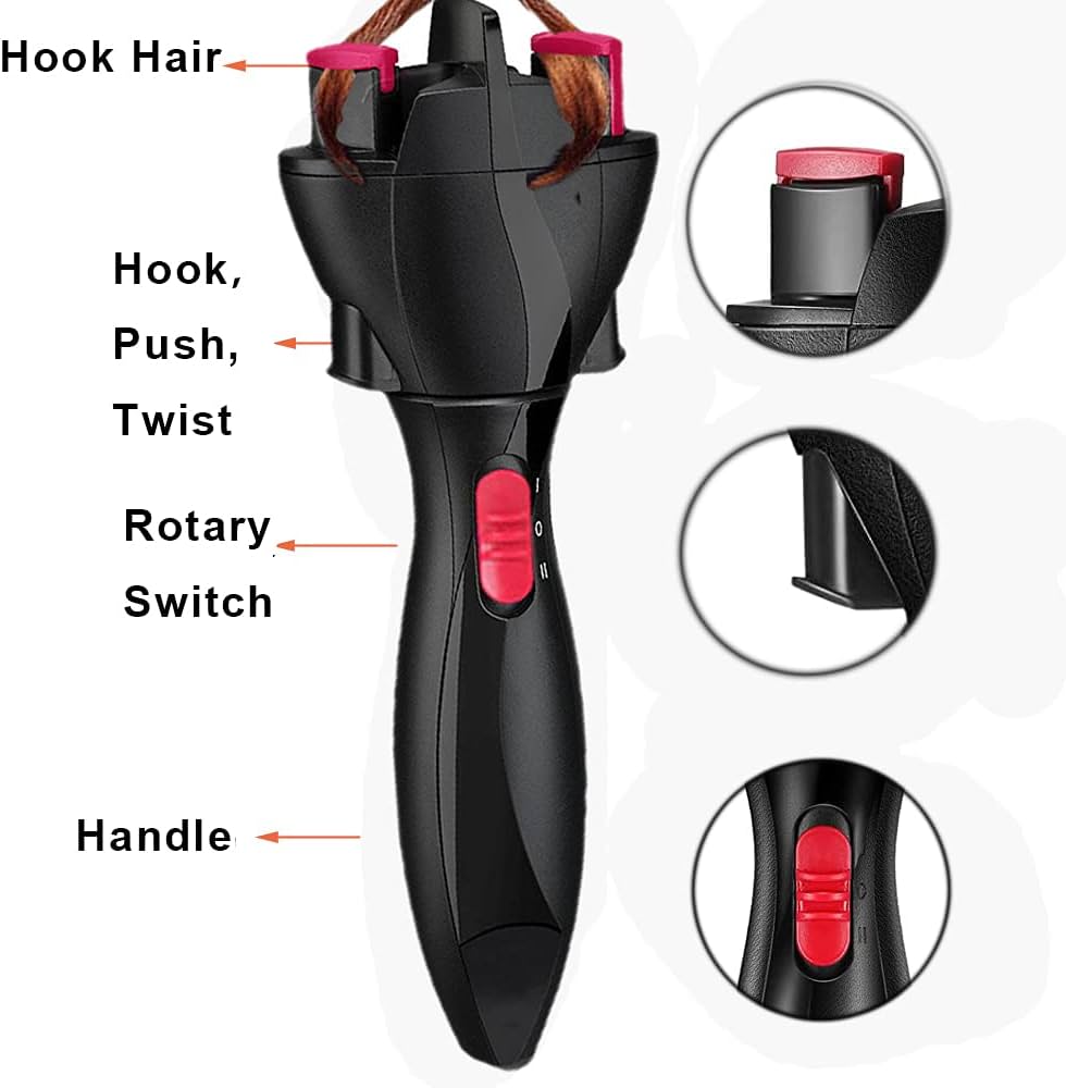 TwistyGlam™ Automatischer Haarzwirbler