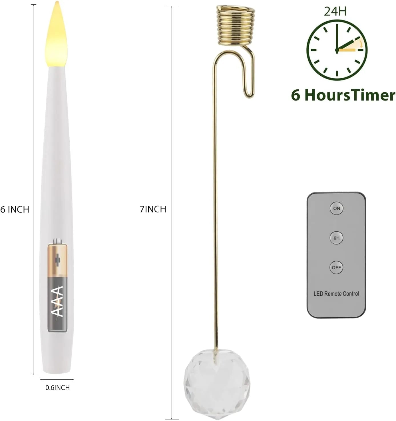 GlowMatic - Fernbedienung LED-Kerzen