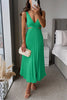 Rosalee™ - Plissiertes Kleid mit Ausschnitt