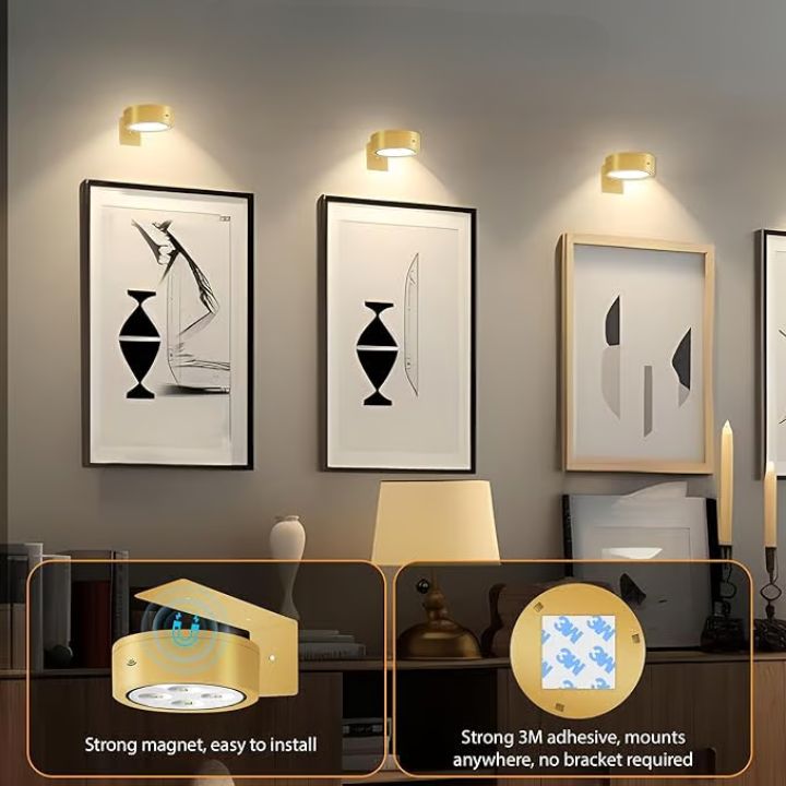 LumiFrame – Magnetische LED-Bilderleuchte| Dimmbar &amp; Wiederaufladbar