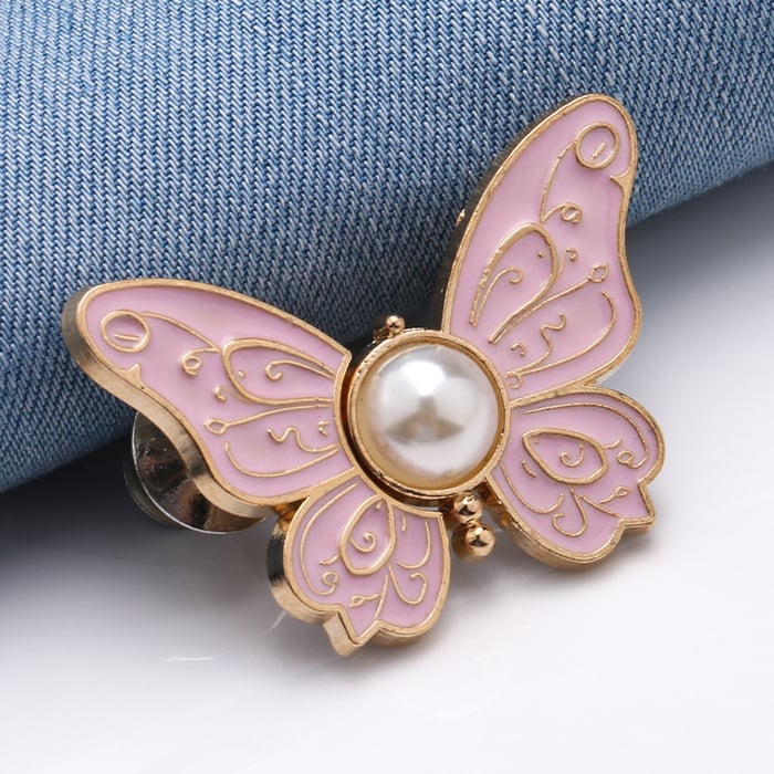 GlimmerWing – Stilvolles abnehmbares Schmetterlings-Spangen-Set