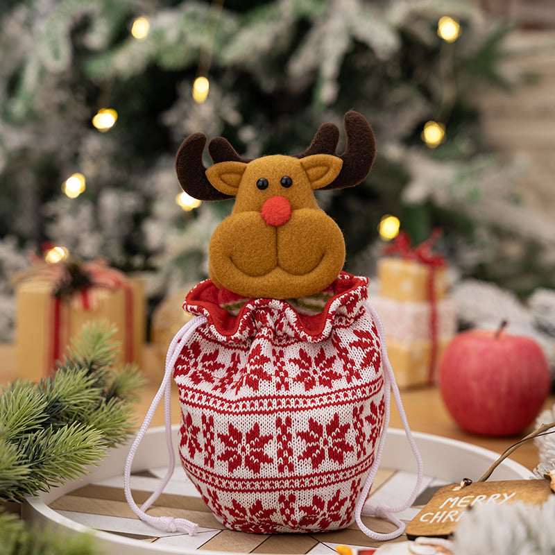Gestrickte Puppen Weihnachtsbeutel — Süße &amp; Besondere Geschenkidee
