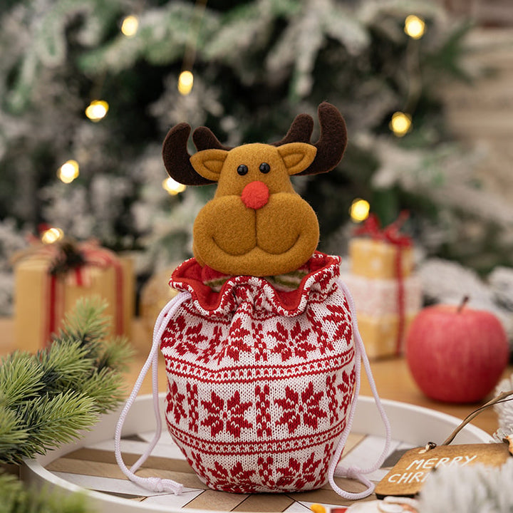 Gestrickte Puppen Weihnachtsbeutel — Süße &amp; Besondere Geschenkidee