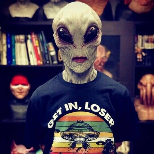 Alien Lustiger Maske 3