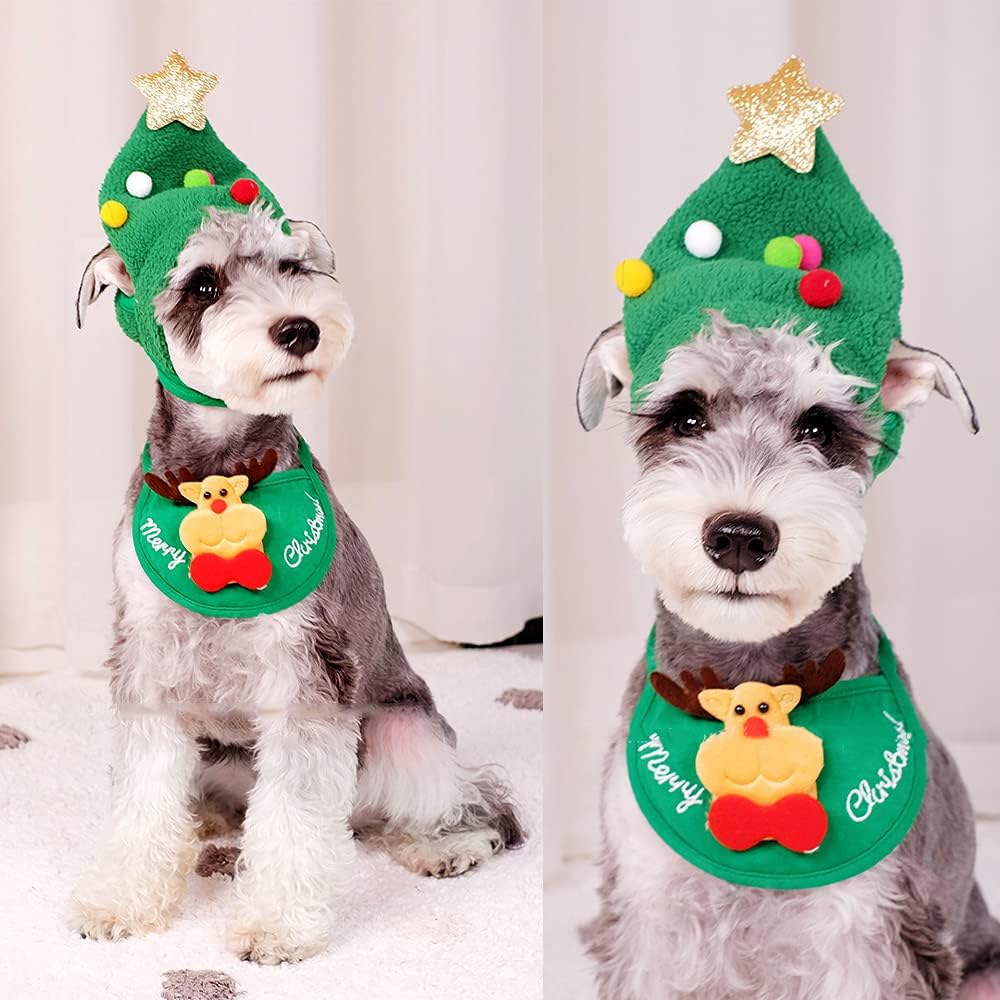 Niedliche Weihnachtsbaum Pom-Pom Mütze
