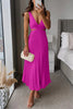 Rosalee™ - Plissiertes Kleid mit Ausschnitt