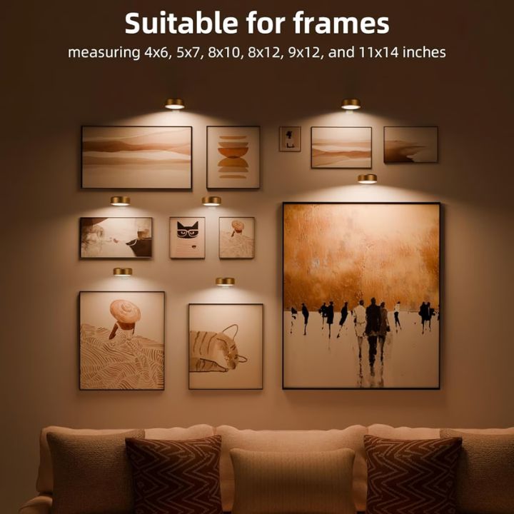 LumiFrame – Magnetische LED-Bilderleuchte| Dimmbar &amp; Wiederaufladbar