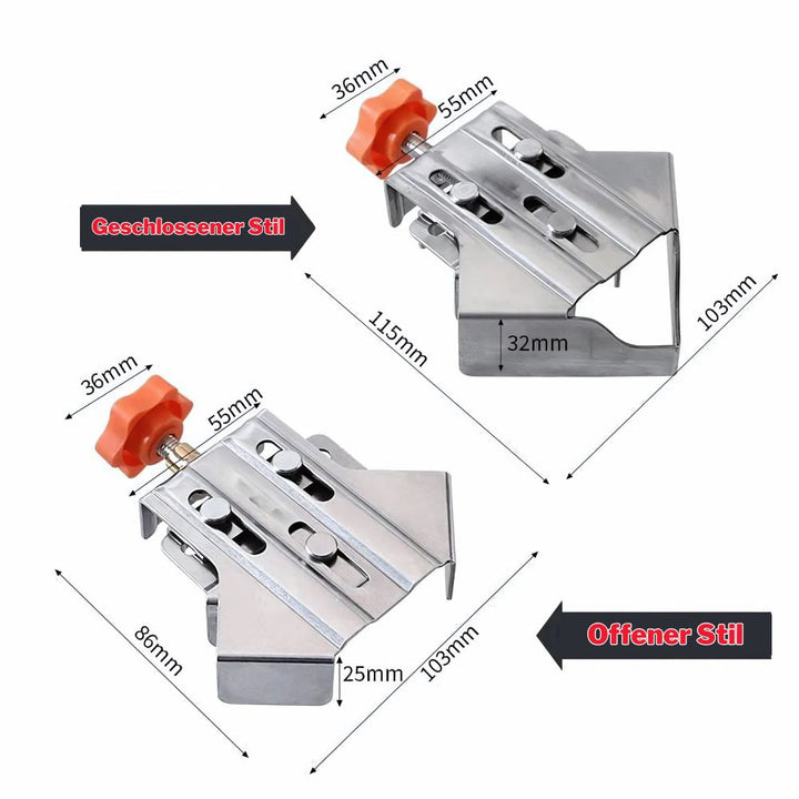 Precise Angle - Edelstahl-Eckschellen