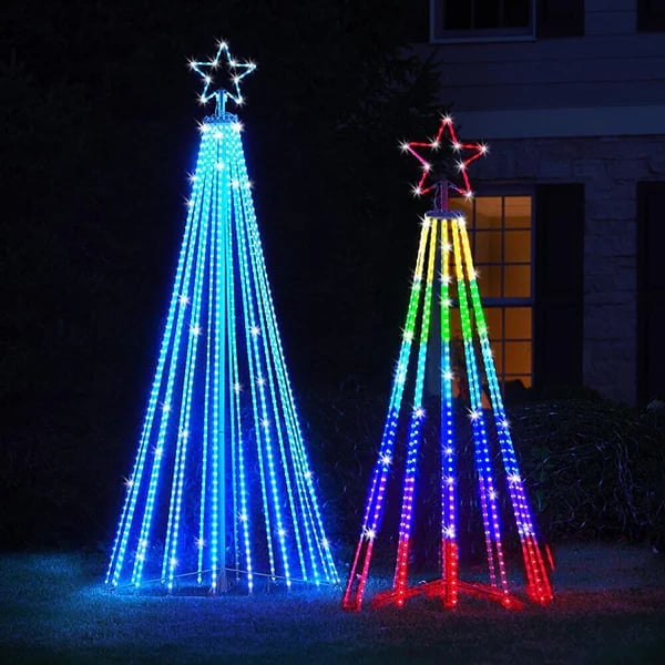 Outdoor LED-Lichterkette mit Bluetooth-App-Steuerung