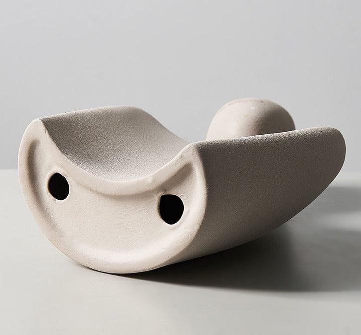 Intimate - Abstrakte keramische Skulptur - Zeitlose Eleganz und Liebe