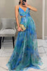 Giselle™ – Florales Maxikleid mit Cut-Out-Taille und Tüllrock