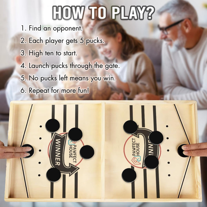 Puck It™ | Schnelles Sling Puck Spiel – Geburtstagsgeschenke Für Familie, Freunde, Kinder – Das Beste Interaktive Spiel Überhaupt