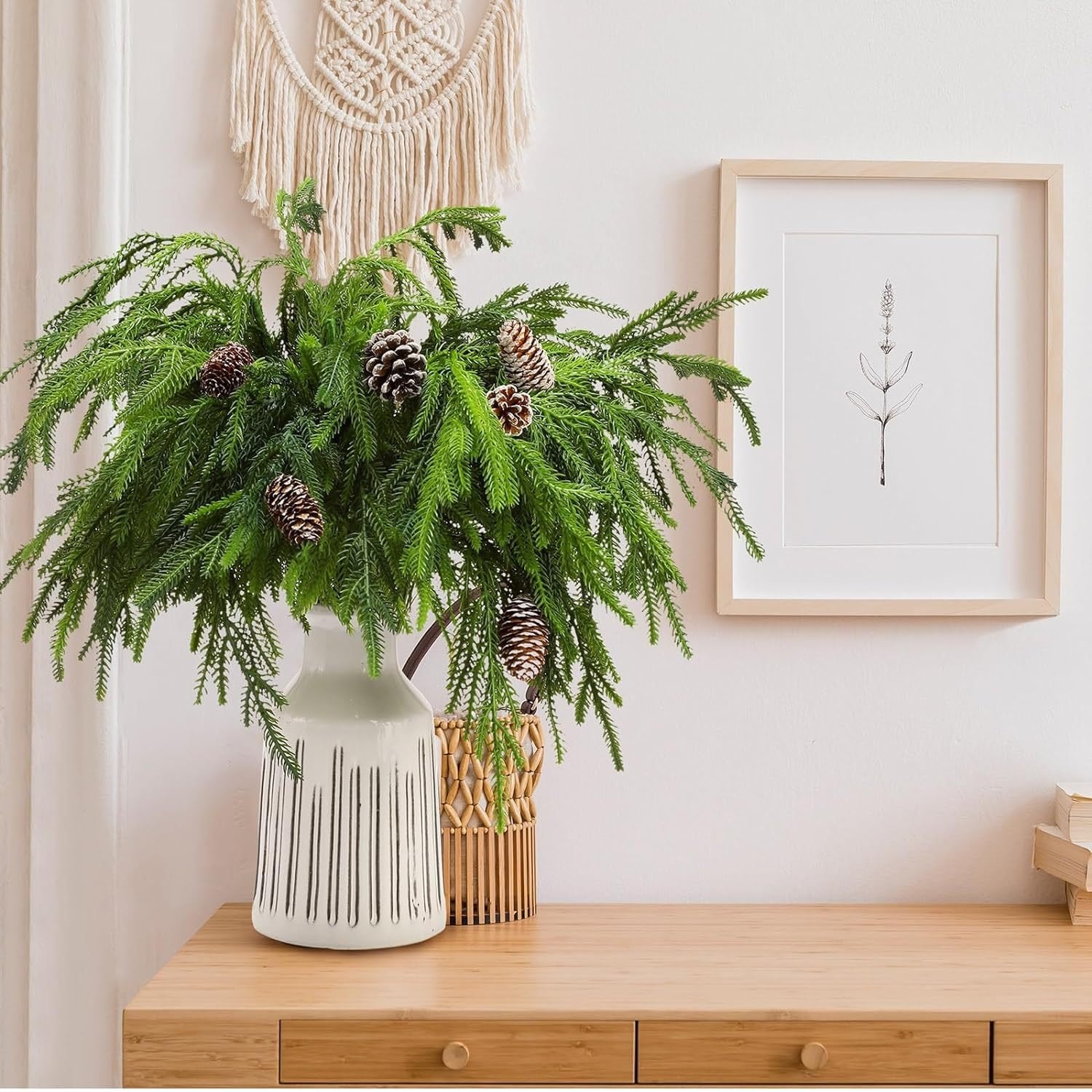 🎄Natürliche Weihnachtsdekoration🎄Norfolktannenast