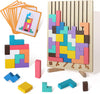 Stapelspiel aus Holz - Fördert Logik, Konzentration und Feinmotorik bei Kindern!