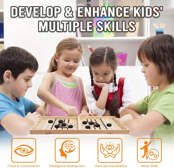 Puck It™ | Schnelles Sling Puck Spiel – Geburtstagsgeschenke Für Familie, Freunde, Kinder – Das Beste Interaktive Spiel Überhaupt