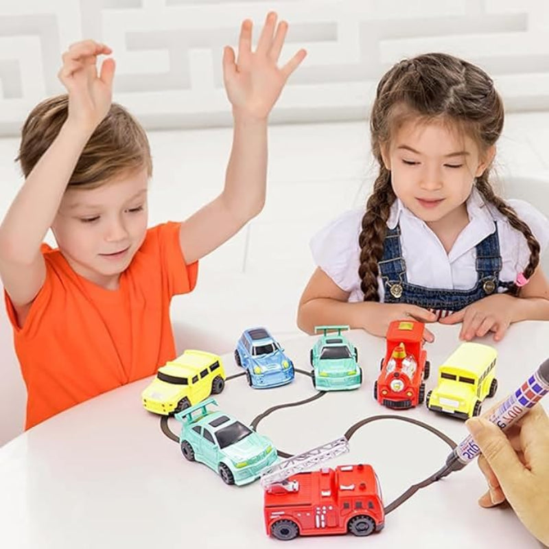 Das magische Auto, das Ihren Zeichnungen wie von Zauberhand folgt