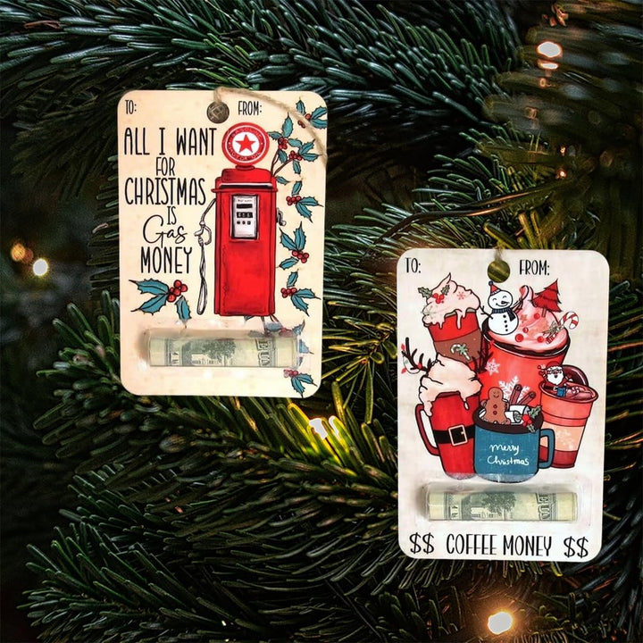 Geldkartenhalter Weihnachten — Perfekt für Bargeldgeschenke