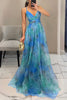 Giselle™ – Florales Maxikleid mit Cut-Out-Taille und Tüllrock