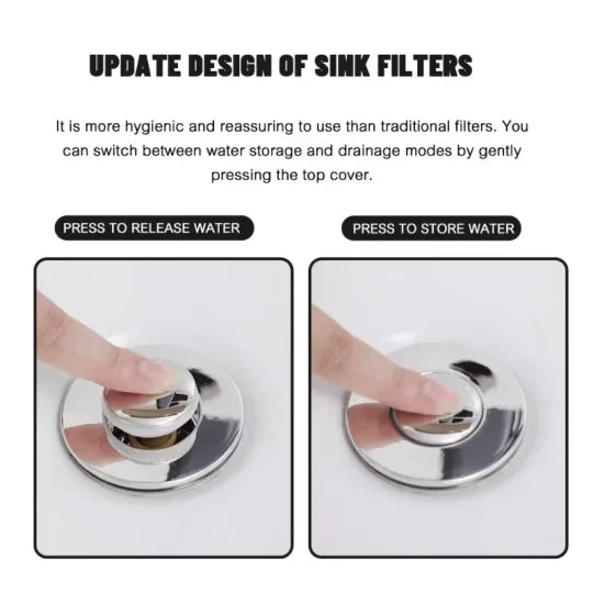 Filter - Halten Sie Ihr Waschbecken ohne Klempner klar!
