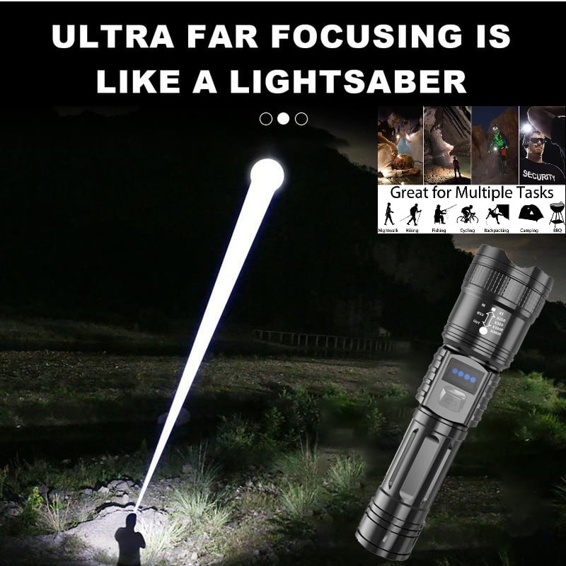Survival-LED-Taschenlampe 2025 – So hell wie ein Lichtschwert mit Powerbank-Funktion