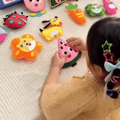 Kindergarten DIY Näh-Bastelsets für Kinder