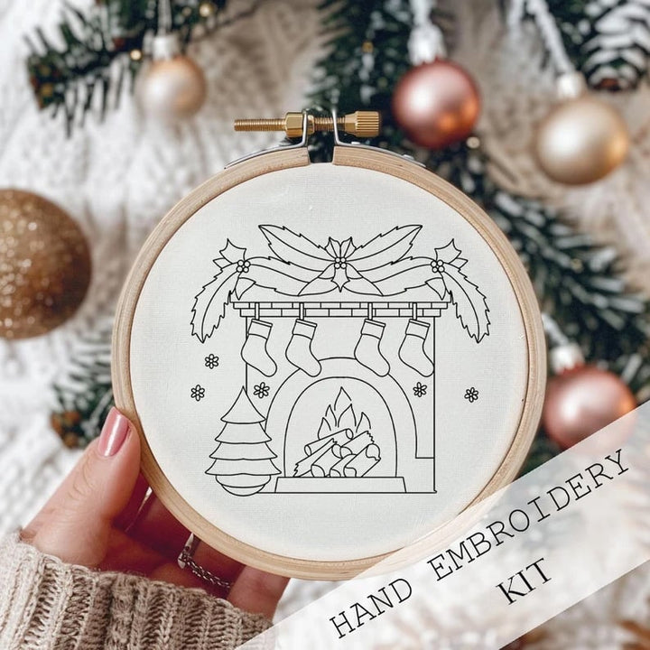 Weihnachtliches Stickset