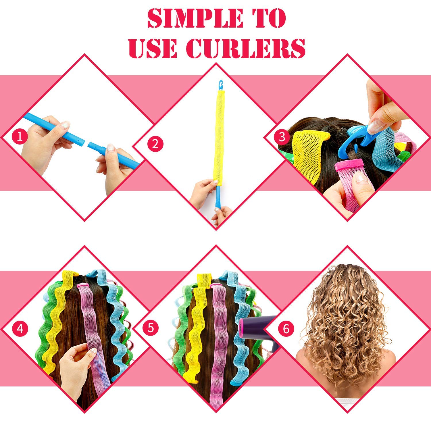 Waveformers™ – 12-teilige Styling-Set für sanfte, gleichmäßige Locken