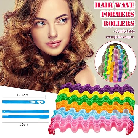 Waveformers™ – 12-teilige Styling-Set für sanfte, gleichmäßige Locken