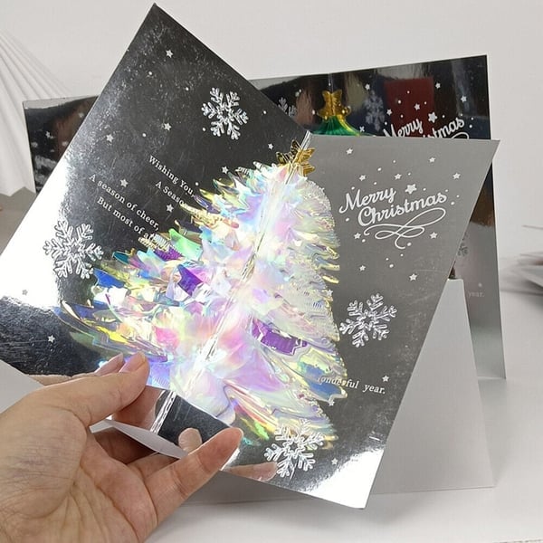 3D-Weihnachtskarten — Entfalten Sie eine funkelnde Überraschung
