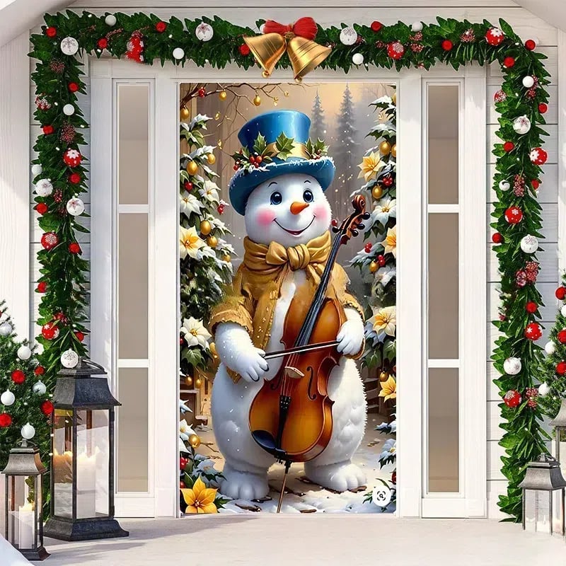 2026 Weihnachts- und Halloween-Türdekoration