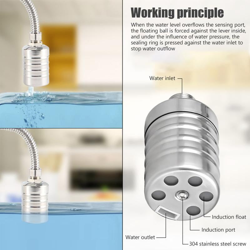 HydroLevel® – Kompaktes Edelstahl-Ventil mit Präzision – Automatische Wasserstandskontrolle