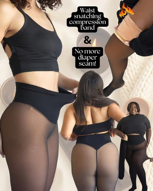 Neue Kompressionsband- und Ein-Nähte-Option! Die Original Magic Fleece-Gefütterte Leggings