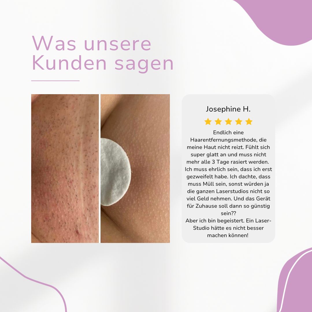 LaserTouch™ – Salonqualität für Ihre Haarentfernung zuhause