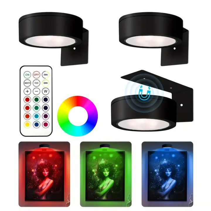 LumiFrame – Magnetische LED-Bilderleuchte| Dimmbar &amp; Wiederaufladbar