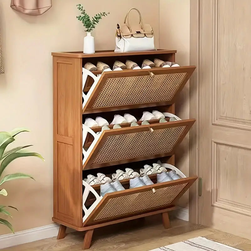 BambuHome| Nachhaltiges Schuhregal mit stilvollem Design