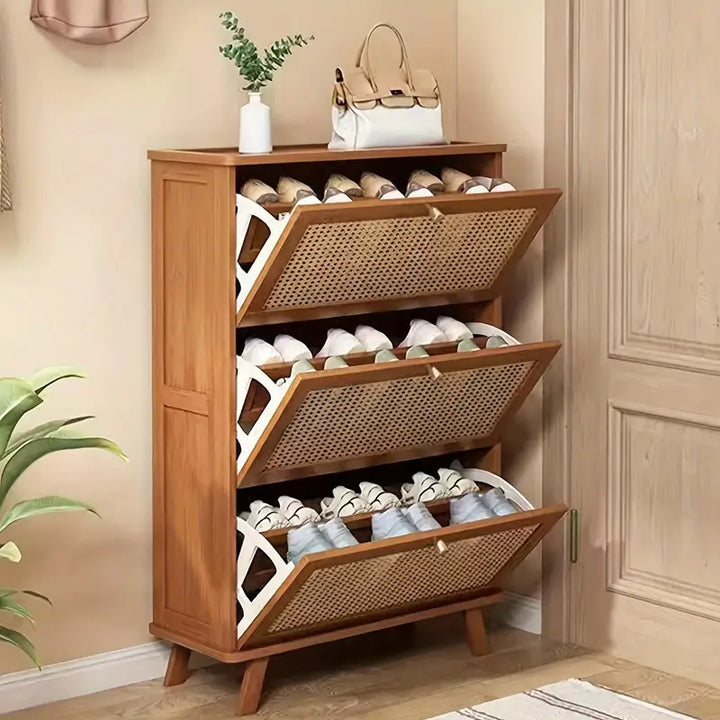 BambuHome| Nachhaltiges Schuhregal mit stilvollem Design