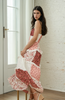 Jessica™ | Blumiges zeitloses Patchwork-Maxikleid