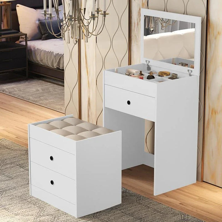 Smart Schminktisch mit 3 Schubladen